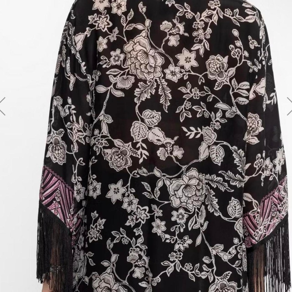 Johnny Was Edina Fringe Blouse - Picture 2 of 2